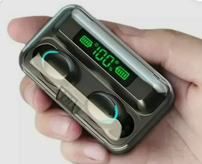 Audífonos inalámbricos con estuche de pantalla LED