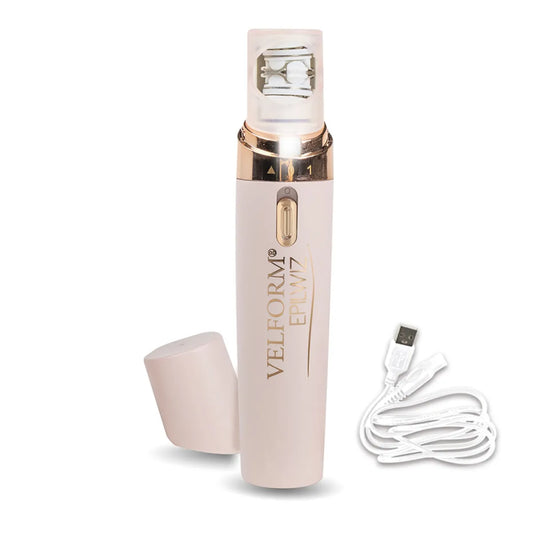 Depiladora facial portátil con luz LED